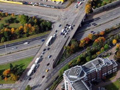 bridge over A 7